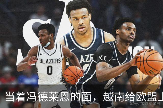 当着冯德莱恩的面，越南给欧盟上了一课：什么叫“中国力量”